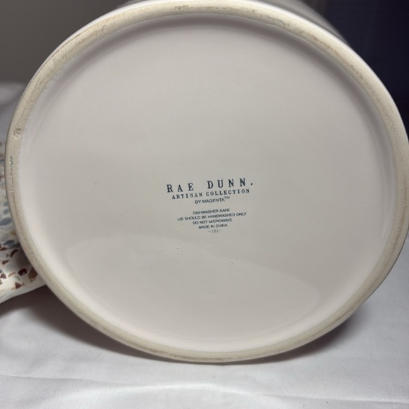 Rae Dunn Santa’s Cookies chubby cookie jar - Picture 5 of 5